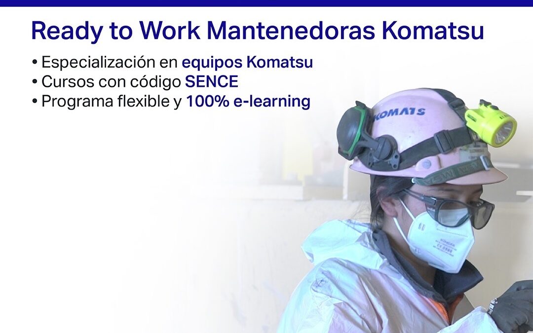 Programa de capacitación Ready-To-Work Técnico Komatsu