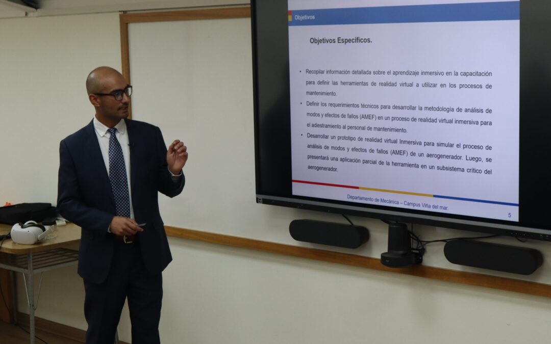 Sansano realiza tesis desarrollando modelo de aprendizaje inmersivo con simulador de realidad virtual
